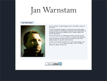 Tablet Screenshot of jan.warnstam.se